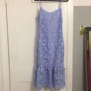 Banana Republic periwinkle lace dress
